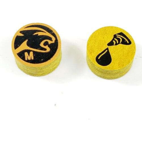 Free shipping 14mm Billiards Pool Cue tips 2pcs/pack Pool sticks tips H/M/S (OPTIONAL) 8 layers tips Billiards rod accessories