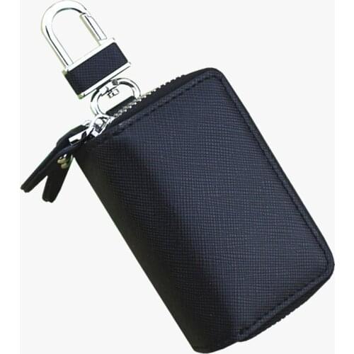 Portable Leather Unisex Key Bag Multifunction Organizer Wallet Holder Housekeeper Car Small Key Case Keys Pouch