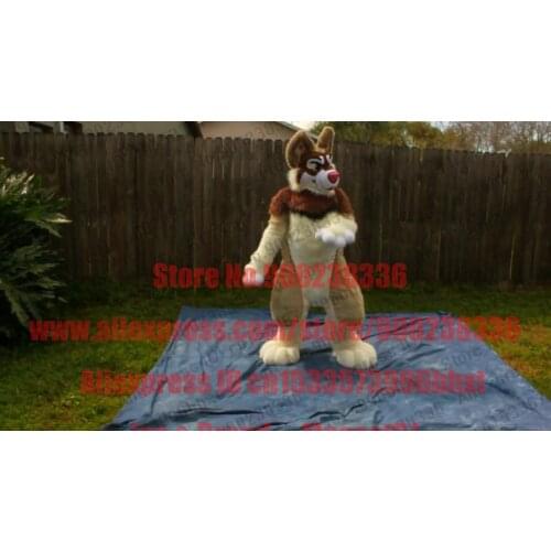 3-D Eyes Fursuit Fullsuit Huksy Dog Costumes Full Furry Suit Furries Anime BJ071 Teen Costumes Full Furry Suit FOR Child Adult