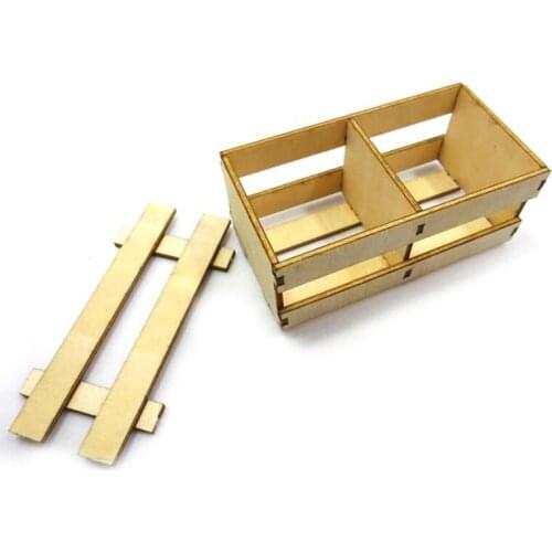 Rc Car DIY Part Mini Wood Box For 1:14 1:16 Scale Model Cars Tamiya Tractor Truck SCANIA R620 Mercedes 1851 3363 IVECO VOLVO MAN