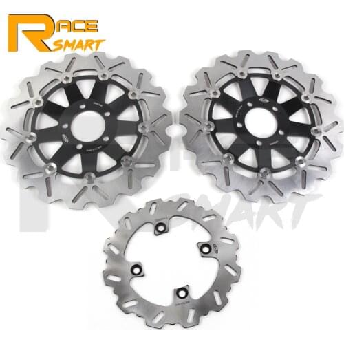 Rider Motorcycle CNC Front Rear Brake Disk Disc For KAWASAKI Z 750 S 750 2005 - 2006 Floating Motorcycles Brake rotors Z 750S 05