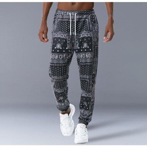 Men pants Elastic Waist Breathable Polyester Joggers Jogging Sweat Pants for Jogger