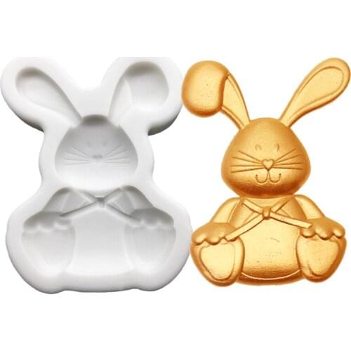 Rabbit Silicone Mold Sugarcraft Chocolate Cupcake Baking Mold Fondant Cake Decorating Tools
