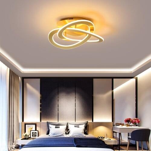 Modern New Design LED Ceiling Lamps For Bedroom Studyroom Foyer Living Room Indoor Decoration Home Lights Fixture For AC90-260V