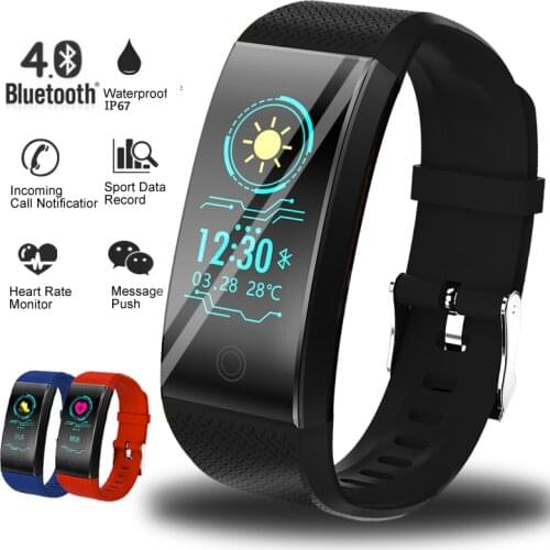 Smart bracelet IP67 waterproof smartwatch herz rate monitor mehrere sport modell fitness tracker mann frauen tragbar smart Band