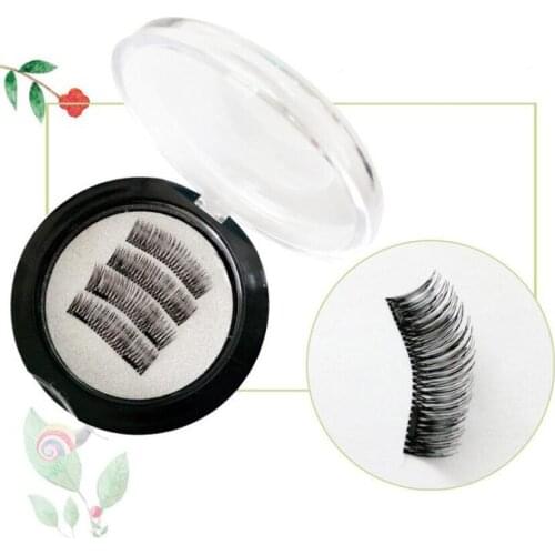 Magical New 4 pcs Reusable Magnet Sheet For 3D Magnetic False Eyelashes Extendsion Handmade fashion full Fake lashes item