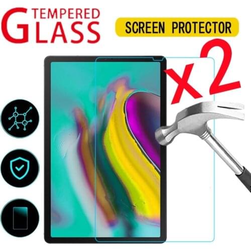 2Pcs Tablet Tempered Glass Screen Protector Cover for Samsung Galaxy Tab S5E T720/T725 10.5 Inch Anti-Scratch Protective Film