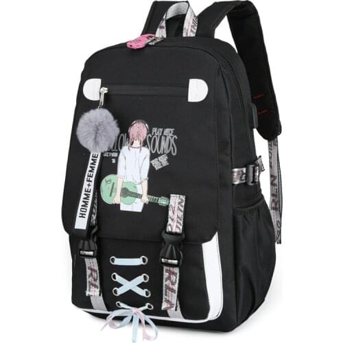 Women School Backpacks Anti Theft School Bags USB Charge Backpack for Teenagers Girls Boys Child Travel Bag Waterproof Bagpack