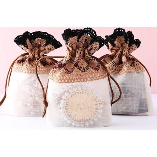 1pc Organza Bag 10x14cm Christmas Wedding Bag Candy Bags Gift Pouches Jewelry Packaging Display