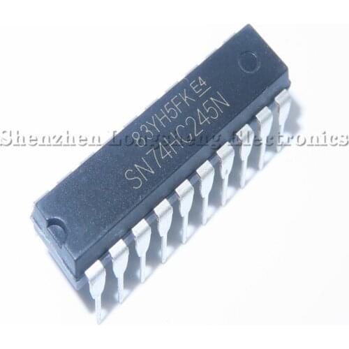 10PCS/LOT NEW 74HC245N SN74HC245N DIP-20 Octal Phase Tristate Bus Transceiver
