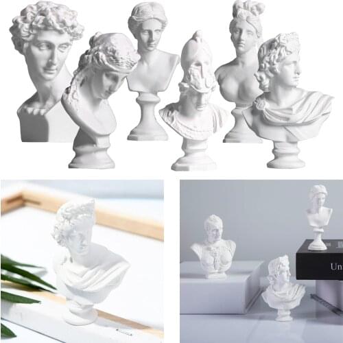 2.4mm Classic Resineek David Head Bust Statue Sculpture Figurine with Artist
