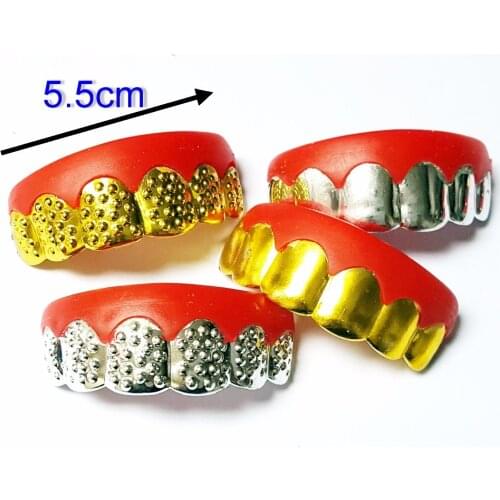 4 piece Ghost Teeth Horror Joke Halloween Party Pinata Bag Filler fun toys Novelty Birthday Party Favors Toy Prize Gift carnival