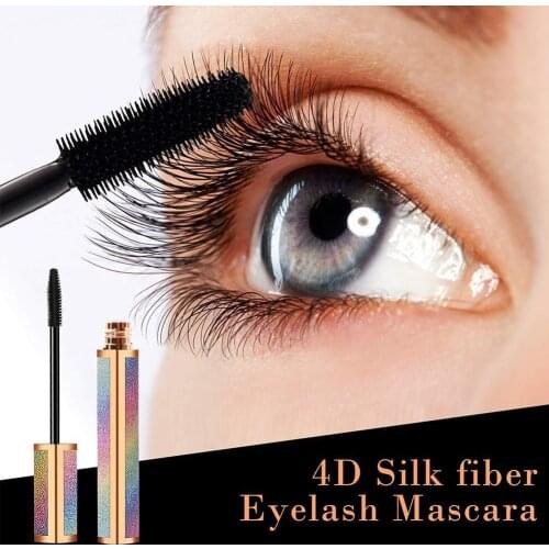 5D Silk Fiber Lash Mascara Cream Pretty Waterproof Dropship Eyelash Mascara Sky Curl Black Long-Lasting Thick Starry Extens T2L9