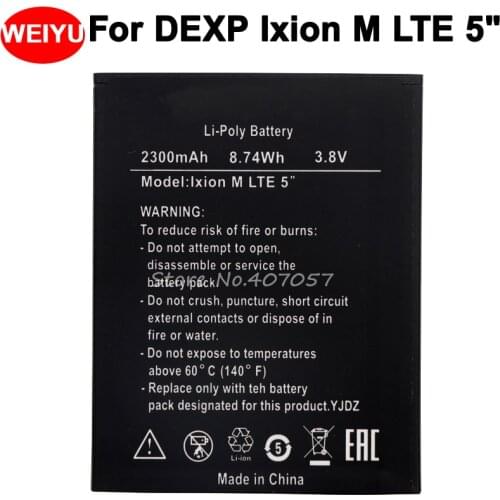 M LTE 5 Battery for DEXP Ixion M LTE 5" 5 inch Accumulator BP-4A-I 2300mAh