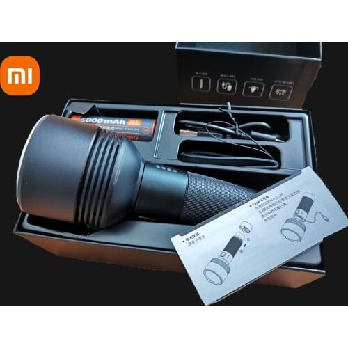 XIAOMI Original Nextool Rechargeable Flashlight 2000LM 5 Modes IPX7 Waterproof LED Light Type-C Seaching Torch For Camping Mi