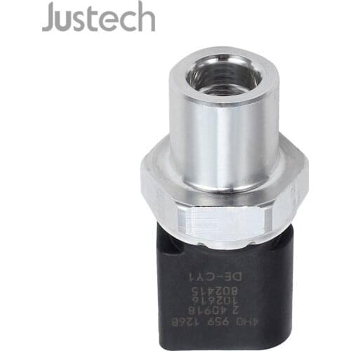 Justech A/C Pressure Switch Sensor 4F0959126 8K0959126 5Q0959126 For Audi Seat Skoda VW Golf Touareg 12V Air Conditioning Switch