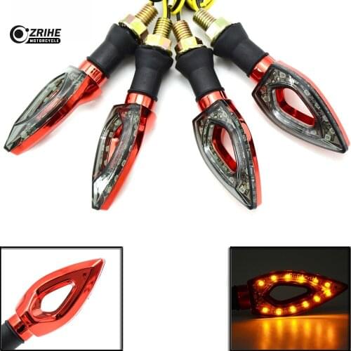 For SUZUKI GSF Bandit 650 650S 1000 1200 1250 SV650 Universal LED Motorcycle motobike Turn Signal Lights Indicators Lights 4pcs