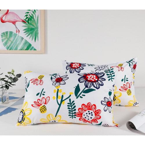 Home Neck pillow 40x60cm Pure Color Stitching Lattice Decorative pillow Simplicity Student Dormitory Single pillow