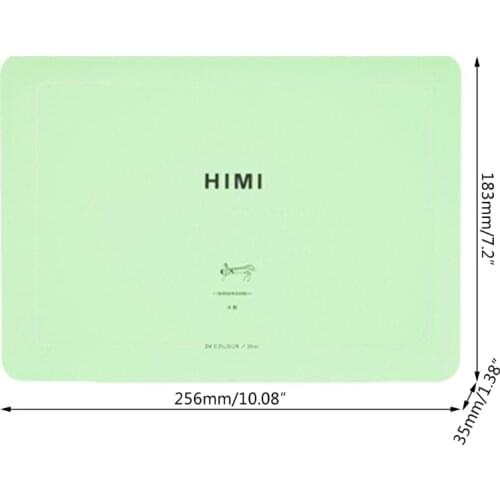 Gouache Paint Set 24 Vibrant Colors Non Toxic Paints with Portable Case Palette for artist Canvas Painting Y5GE