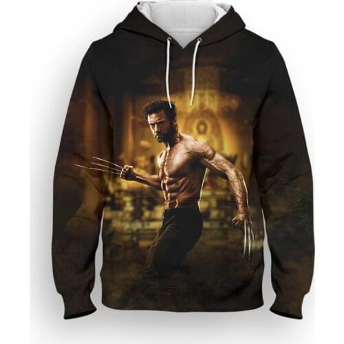 X-Men Hoodies Child New Spring Autumn Mens clothing 3D Print Streetwear Boy Girl Kids Long sleeve hoodie Fashion Women Pullover