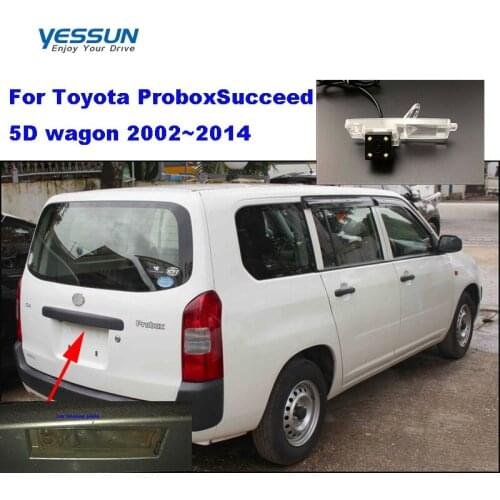 Yessun Rear View Camera For Toyota ProboxSucceed 5D wagon 2002~2014 CCD night view backup camera/license plate camera