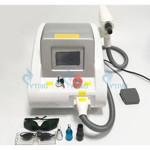 Yag laser pigment tattoo removal machine 1064 nm 532nm 132nm carbon peeling skin whitening