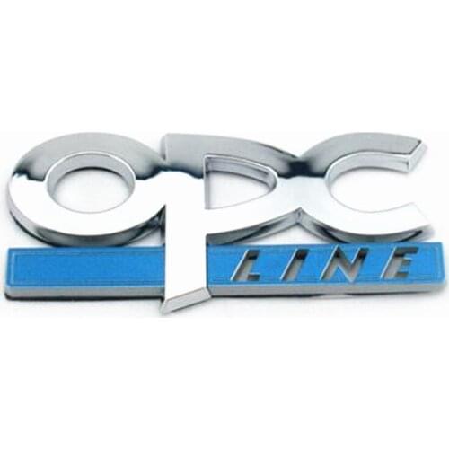 OPC Line Metal Car Stickers Emblem Decal Fit For opel insignia Corsa Meriva Mokka Zafira vectra Astra j h g car Accessories