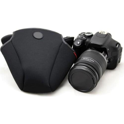Neoprene Soft Pouch DSLR Camera bag Case cover for Canon 500D 550D 600D 650D 700D 750D 760D 800D with 18-135 18-200mm Protector