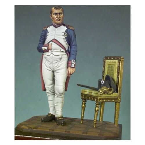 New Unassembled 1/ 32 54mm Napoleon in the Dule Li Garden 54mm Resin Kit DIY Toys Unpainted kits