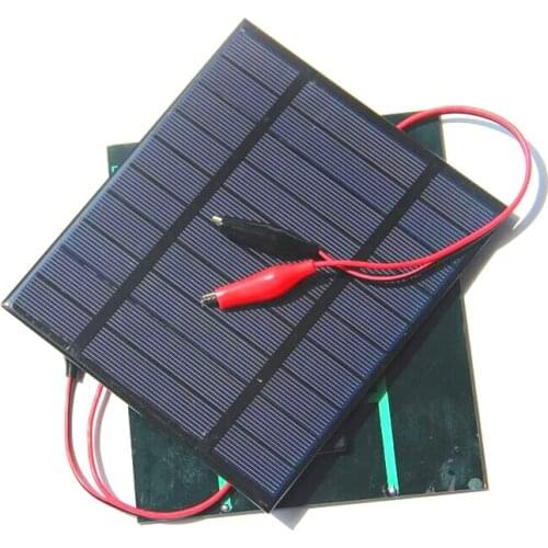 Wholesale 2.5W 5V Solar Panels Small Solar Power 3.6V Battery Charge Solar Led Light Solar Cell 150*130*3MM Free Shipping