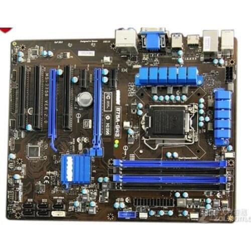 MSI B75A-G43 original motherboard for LGA 1155 DDR3 RAM 32G Motherboard used Desktop Boards