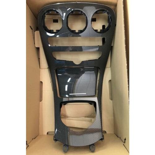 Car Center Console Panel Real Carbon Fiber Replacement Cover Trim For Mercedes Benz W205 X253 Decorative