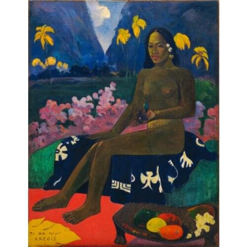 Portrait Art Woman Abstract Sunflowers and Apples by Paul Gauguin oil Painting Canvas High quality hand painted Art Reproduction