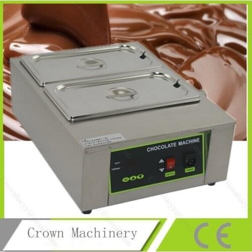 8KG Capacity 2 Lattices commercial electric chocolate melting machine