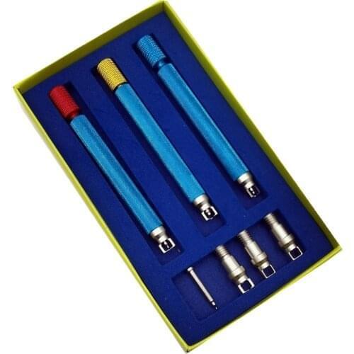 Watchmaker Steel Watch Hands Needles Lever Remover Plunger Puller Maintenance Tool Set With 0.6-2.1mm Pins & Extractors