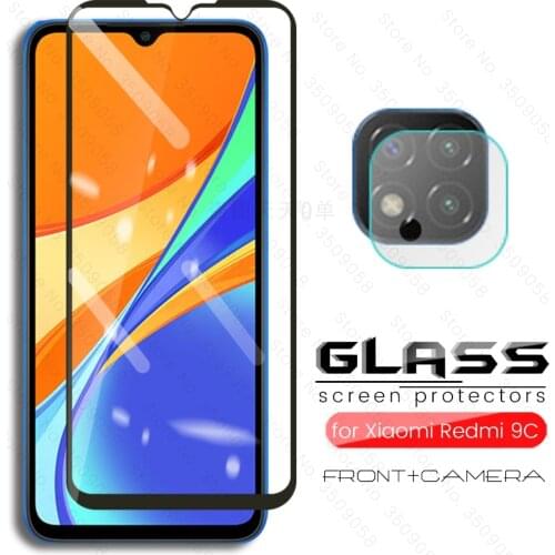 Readmi 9c nfs glass redme redmy 9 c glass camera protectors for xiaomi poco m3 redmi9c redmi note 9t 9 t 6.53'' smartphone films