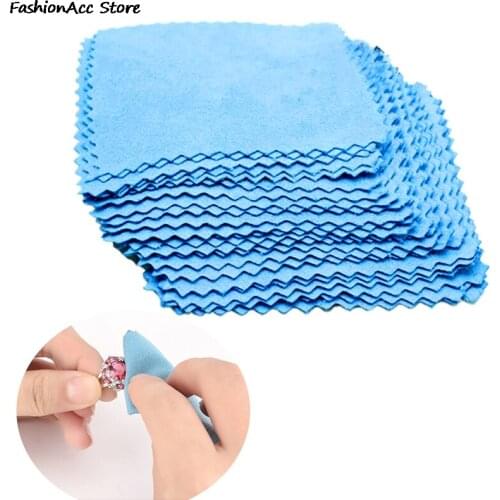 10pcs Cleaner Party Gift Beauty Decor New Wholesale New Hot Jewelry Cleaning Polishing Cloth New Gold Platinu Tools