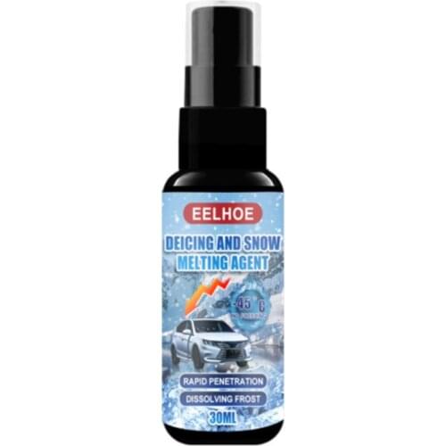 30ml Car Windshield De-icer Automobile Deicing Agent Car Windshield Cleaning Rapid Thawing Antifreeze Agent Snow Melting Spray