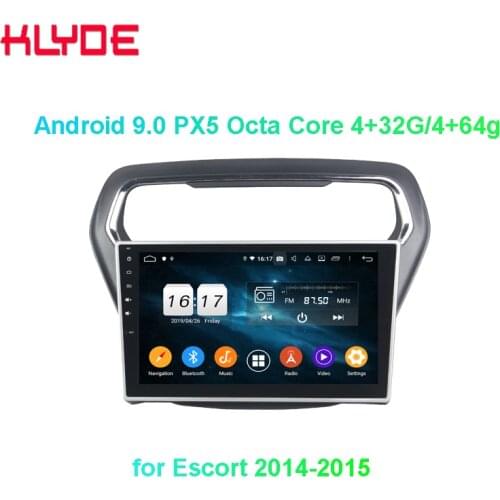 KLYDE KD-1093 10.1 inch full touch android car video auto radio player for E-scort 2014-2015