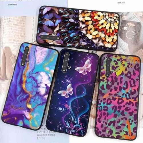 For Xiaomi Redmi Note 9 PRO MAX 9S Redmi 9A 9C Case Cover Silicone TPU Soft Butterfly Flower Phone Case on Redmi9A Funda