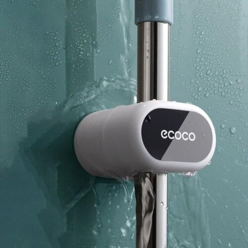 Mop Broom Holder Wall Mounted Mop Holder Household Adhesive Storage Broom Hanger Mop Hook Racks Kitchen Bathroom Strong Hooks