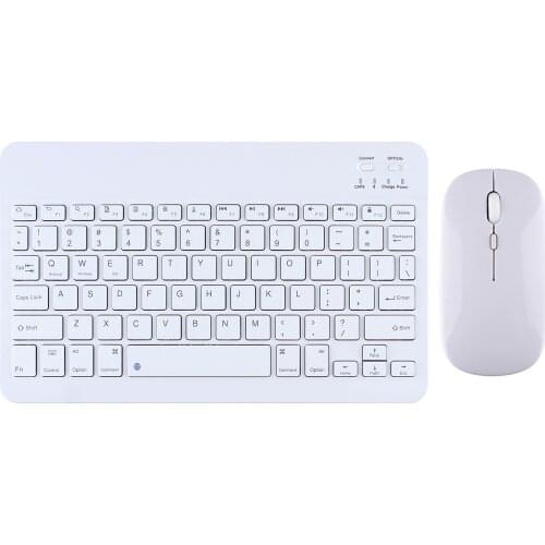 For iPad Air Pro Bluetooth Wireless Keyboard and Mouse Russian Arabic Thai Norsk Greek For Android IOS Windows for Phone Tablet