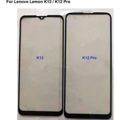 For Lenovo Lemon K12 Pro Touch Screen Outer LCD Front Panel Screen Glass Lens Cover For Lenovo Lemon K12 Without Flex Cable