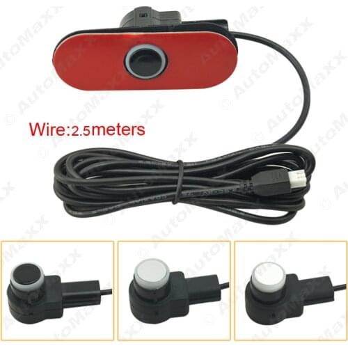 FEELDO Car 16.5mm Original Parking Flat Sensor With 2.5m Line Car Radar Parktronic Assistance 3-Color #J-3743