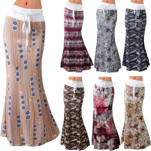 HAOOHU Knitted Pencil Skirts