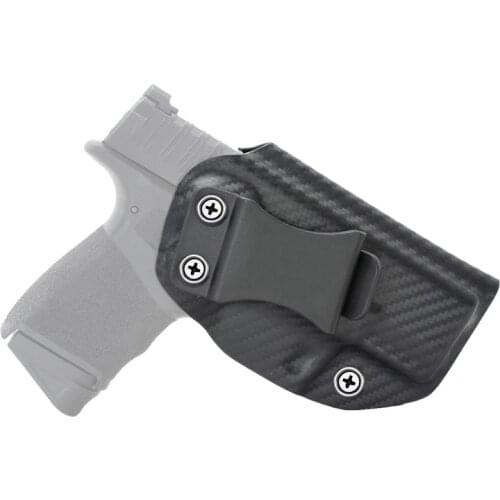 Carbon Fiber Kydex Holster For Springfield Hellcat 3" 9mm Micro-Compact Inside Waistband appendix Concealed Carry IWB Belt Case