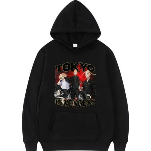 2021 Hottest Sale Couple Clothes Tokyo Revengers Printed High Quality Top Cotton Hoodie Fashion Style Clothing Unique Streetwear