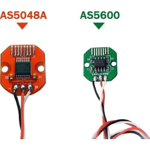 Code Disc AS5048A/AS5600 Magnetic Encoder PWM / I2C /SPI Port 12-14bit precision Magnetic rotary encoder For FPV Brushless Motor