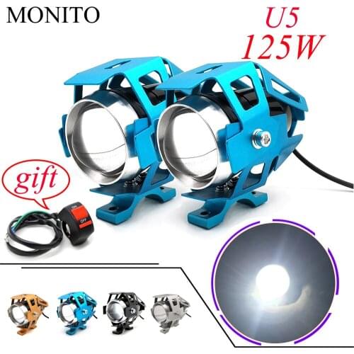 Motorcycle Light LED Driving Headlight Fog Light Auxiliary Lamp 12v U5 For BMW S1000R S1000 Benelli be300 be600 tnt/be 300 600