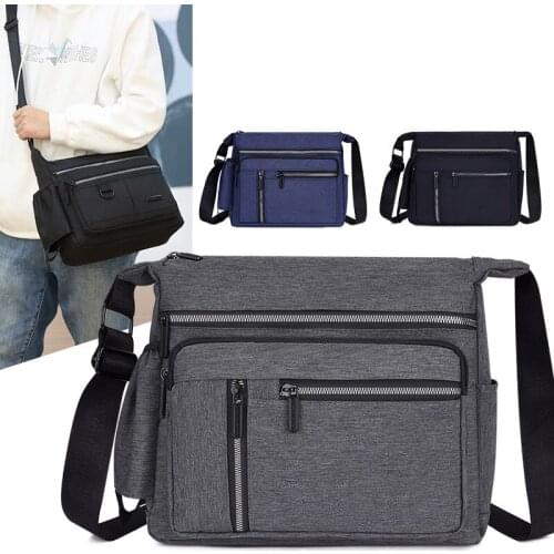 2021 New Men Bag Nylon Waterproof Messenger Bags For Mens Crossbody Shoulder Bag Casual Handbags High Quali